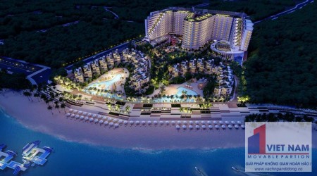 Vách Ngăn Di Động Hafele Tại Charm Resort Long Hải